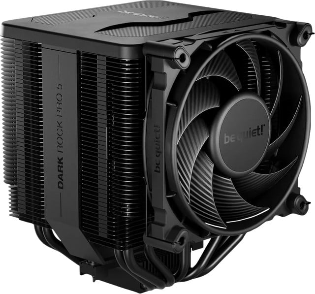 be quiet! Dark Rock Pro 5 luchtkoeler met 7 heatpipes en Silent Wings PWM-ventilatoren