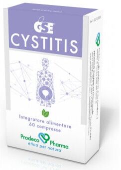 PRODECO PHARMA Srl GSE Cystitis Riequilibrante - Integratore Alimentare 60 Compresse - Equilibrio dell'Apparato Urinario