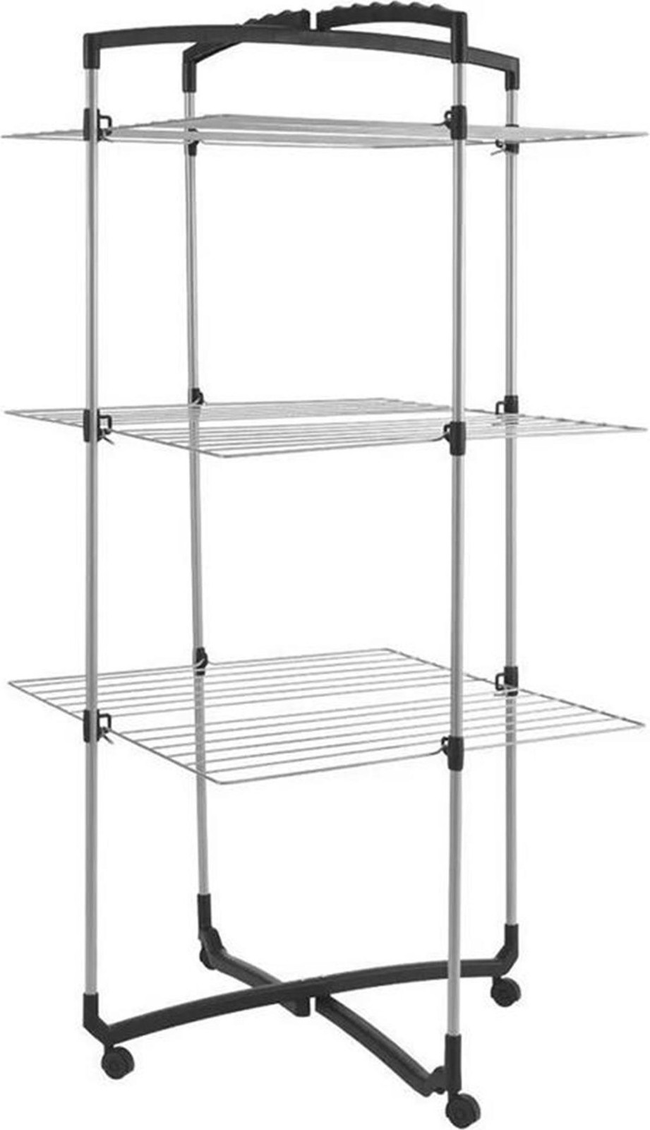 Metaltex Faro Plus wasdroger met toren, 3 etages