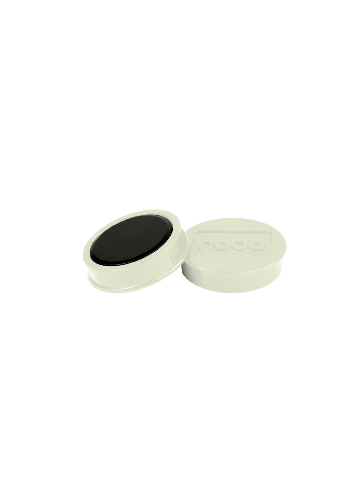 Nobo Magnete, 38 mm, extra stark, 10 Stück, farbig sortiert Weiß