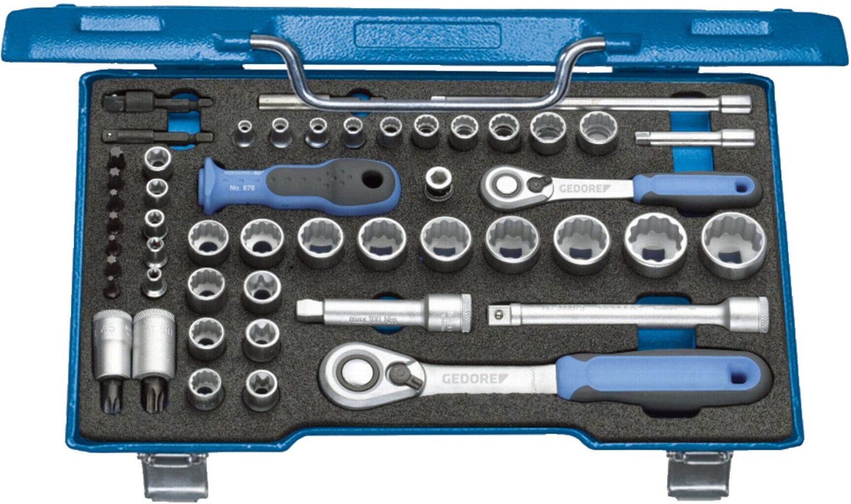 Gedore D 30 TX20 U-20 Steckschlüssel-Satz 3/8" + 1/4", 50-teilig (2075695)