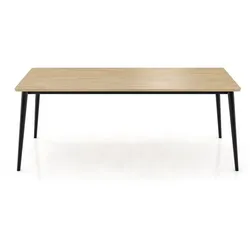 Mobitec Esstisch Core 200 x 100 cm Holz Braun Eiche