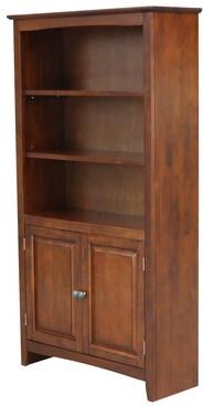 International Concepts "Solid Wood 60"" Shaker Bookcase"