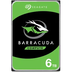 Seagate Barracuda 6TB 3.5 6TB SATA III (6 TB, 3.5"), Festplatte
