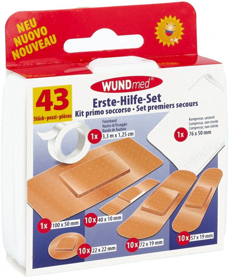 Erste Hilfe Set 43 Teile 1stk