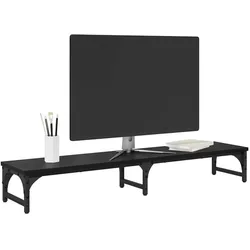 vidaXL Nackenau, Monitor Erhöhung, Schwarz