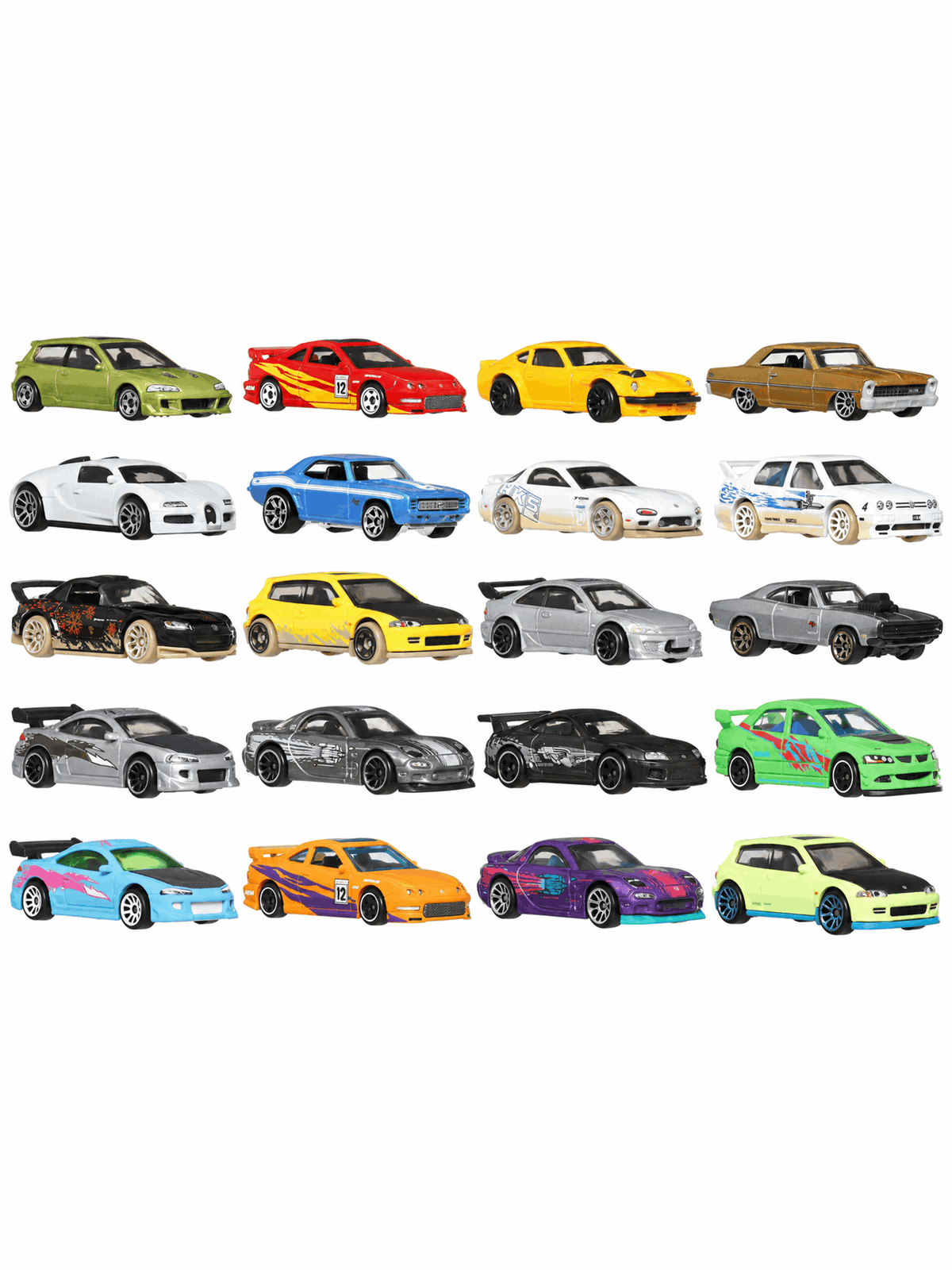 Hot Wheels Silver Fast & Furious 1:64, 1 pcs - assorted