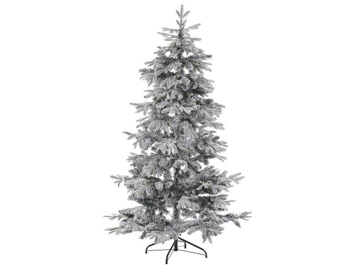 Beliani Weihnachtsbaum 210 cm Weiß Tomichi, Kunststoff, 210 cm, Dekoration, Weihnachtsdekoration, Christbäume & Zubehör