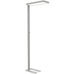 Maul, Stehlampe, LED-Standleuchte MAULjura, dimmbar - silber (9200 lm)