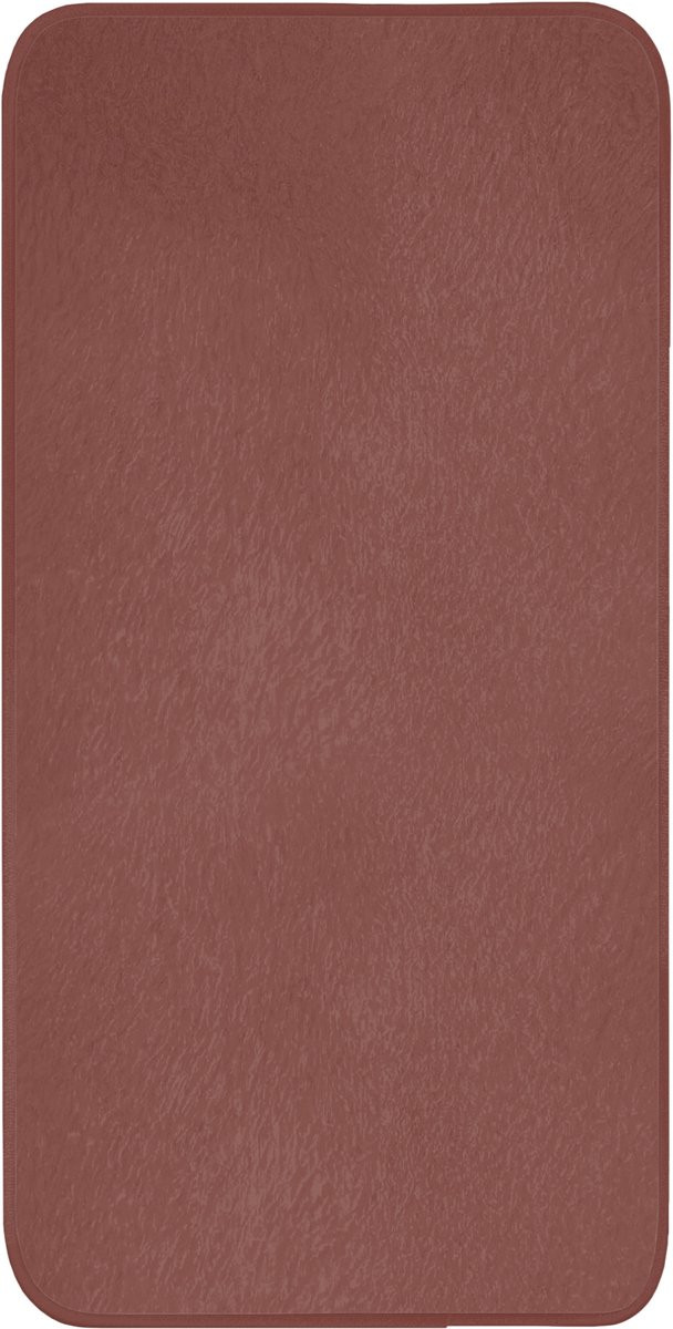 Rode antislip badmat voor badkamer en douche, 60 x 120 cm