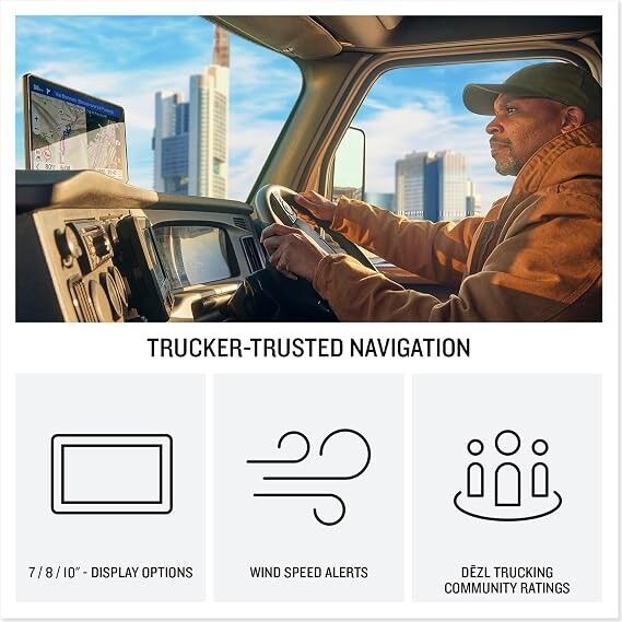 Garmin dēzl LGV1020 10.1" Truck Sat Nav GPS Black