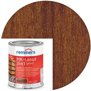 Remmers Holzlasur HK-Lasur 3in1 plus, 0,75l, außen, wetterfest, kastanie