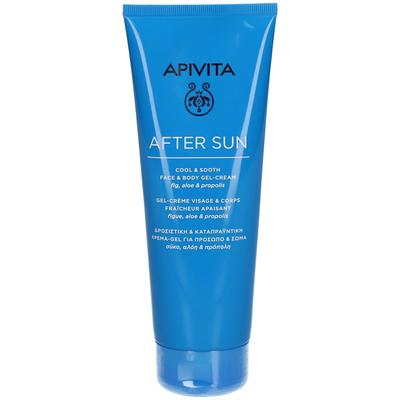 Apivita After Sun Cool & Sooth Face Body Gel-Cream Fig Aloe Propolis 200ml 200 ml Creme