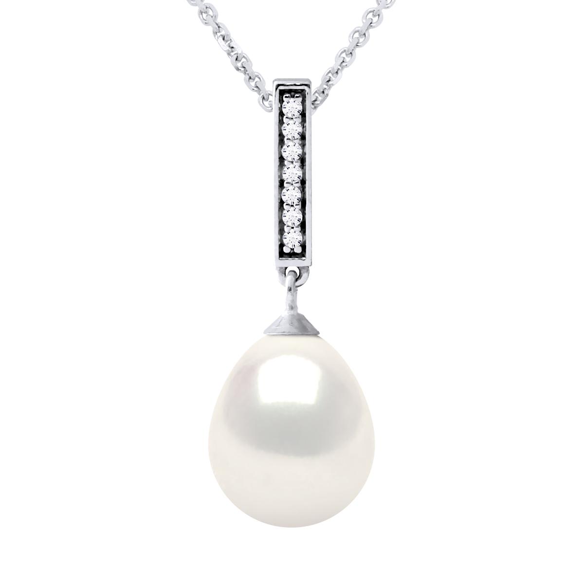 BARETTE zoetwater parel sieraden 9-10mm White 925