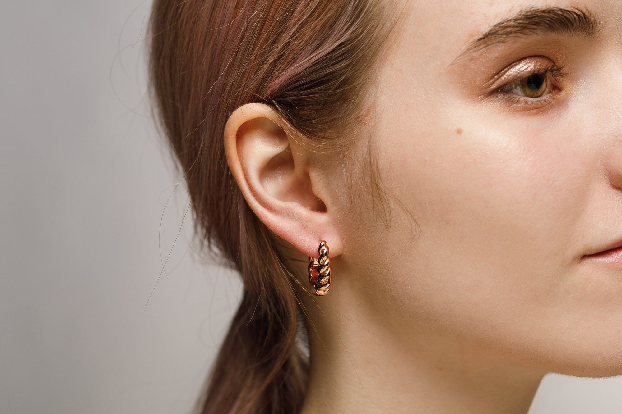 NEORE Alana Rose Gold Earrings