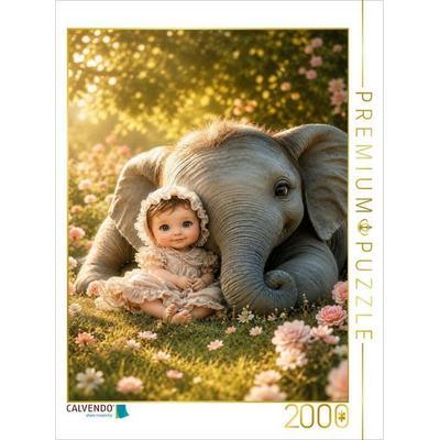 CALVENDO Puzzle Seite an Seite | 2000 Teile Lege-Größe 90x67cm Foto-Puzzle für glückliche Stunden