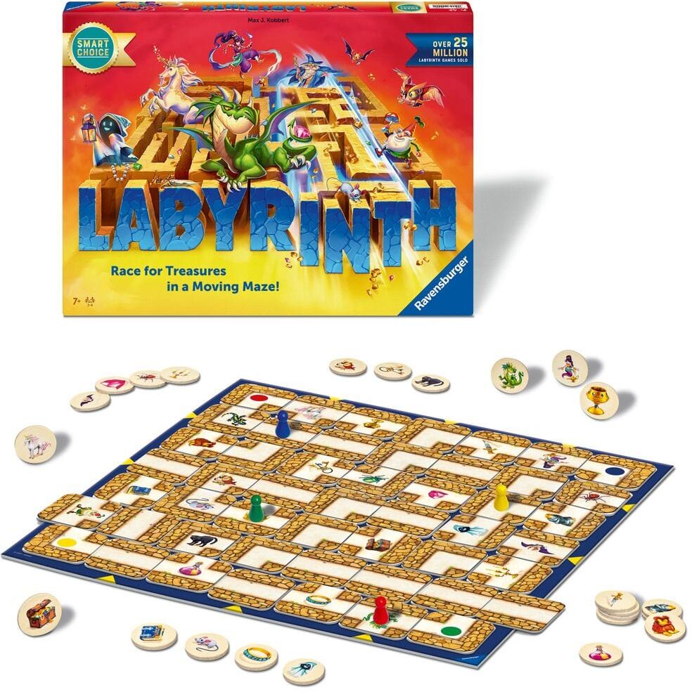 Ravensburger Labyrinth Board Game - Family Strategy Game, Ages 7+, 2-4 Players, 20-30 Minutes Playtime by Ravensburger