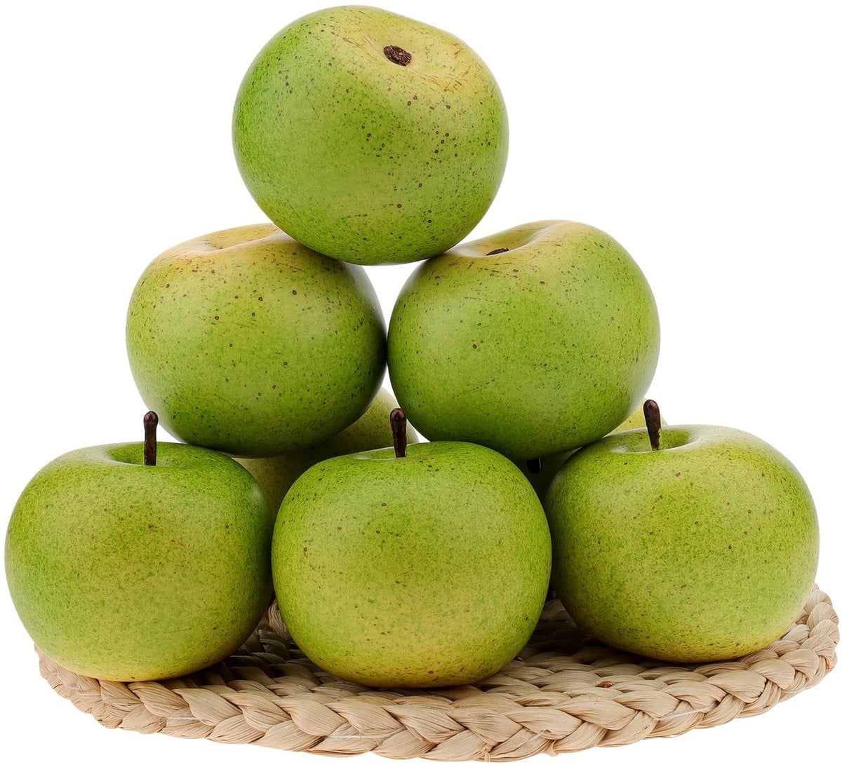 Omgoods - 6 stuks lifelike kunstmatige groene appels