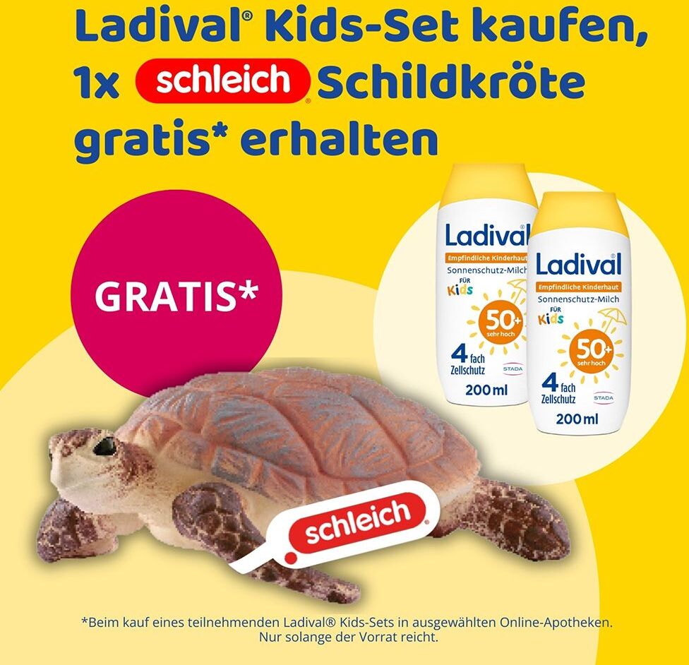 Ladival Kinder Sonnenschutz-Milch LSF 50+ & Après Pflege 1 St Set