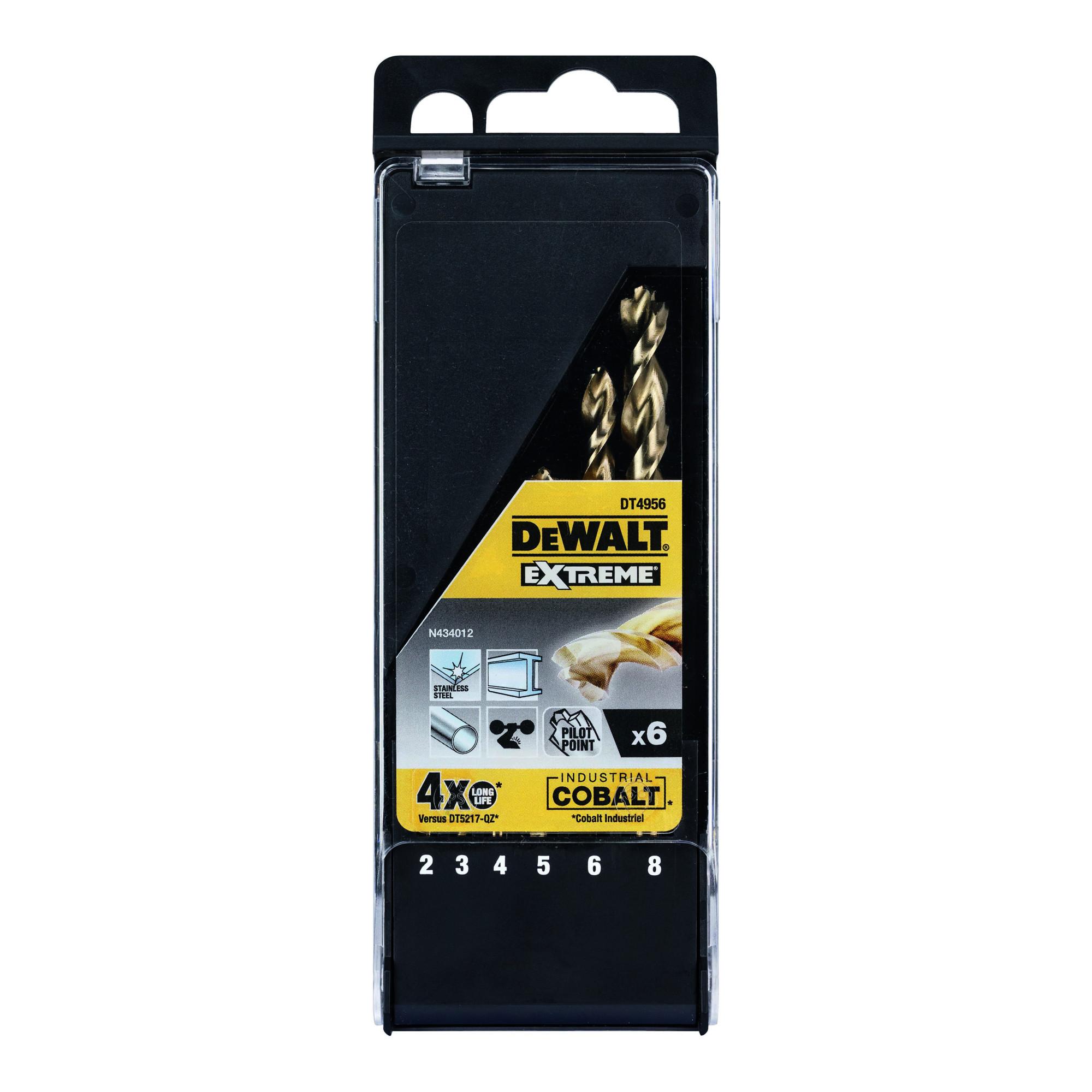 DEWALT Metallbohrer-Set HSS-Co 6-tlg. DT4956-QZ)