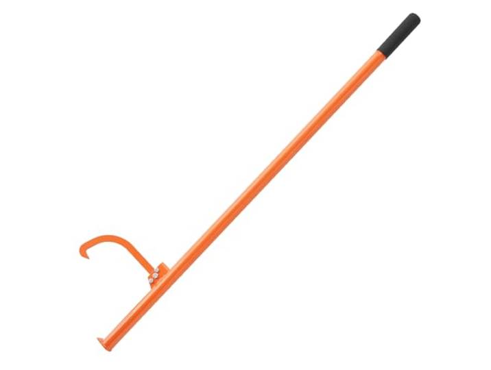 VEVOR Cric à bûches 1510 mm\, lève-bûches de diamètre 81 cm\, lève-Tronc d'arbre en Acier Robuste avec Crochet d'inclinaison réglable\, Outil d'exploitation forestière\, pour Rouler et serrer Les bûches