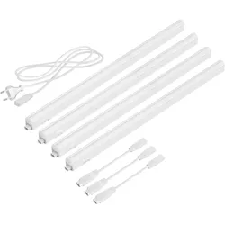 ledscom.de LED Unterbau-Leuchten Rigel, je 57,3cm, je 880lm, weiß, 4er Set