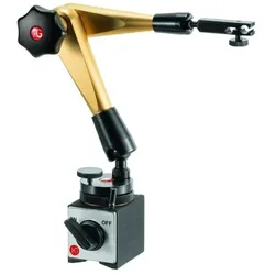 HG, Messlehre, Hydraulisches Magnet-Messstativ (mit Fuss) mit mechanischer Feineinstellung am Fuss