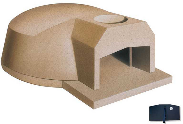 Linea VZ F2 - Einbau-Holzbackofen mit Backraum Ø 107 cm - Backkapazität 5 Pizzas