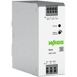 Wago 2587-2146 Primär getaktete Stromversorgung, Base, 1-phasig, DC 24 V, 10 A 25872146