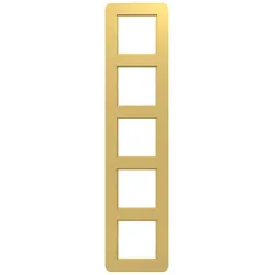 Hager WAD9500C08 Rahmen 5fach, C.8, gold, metallisch