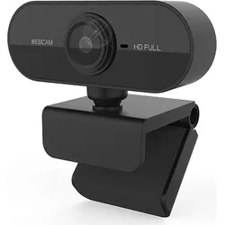 BC Master BC-W1 Full HD Webcam with 1/2,7"-CMOS Sensor black (2.10 Mpx), Webcam, Schwarz