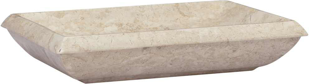 Borough Wharf Treadway 500 mm L x 350 mm W Marble Rectangle Sink Cream 350mm W