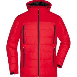 James & Nicholson Hybrid Thermojacke, red, M