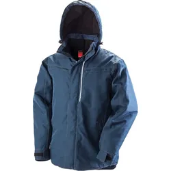 Result Herren Workwear Jacke in Denim Struktur Winter-Jacke R326X navy XS