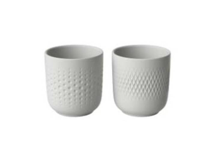 Villeroy & Boch Tassenset, Weiss, Keramik, 2-teilig, Geschirr, Tassen, Kaffeetassen-Set