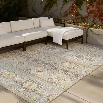 Addison Rugs Machine Washable Indoor/ Outdoor Global Pierce Chantille Rug