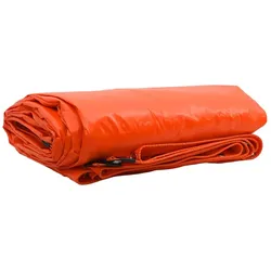 vidaXL Plane 650g / m2 Orange 3 x 4 m Canvas mit PVC-Beschichtung