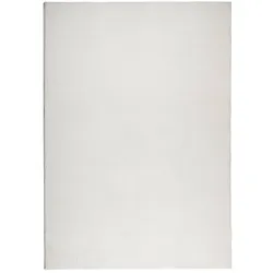 vidaXL Teppich IZA Kurzflor Skandinavischer Look Creme 120x170 cm