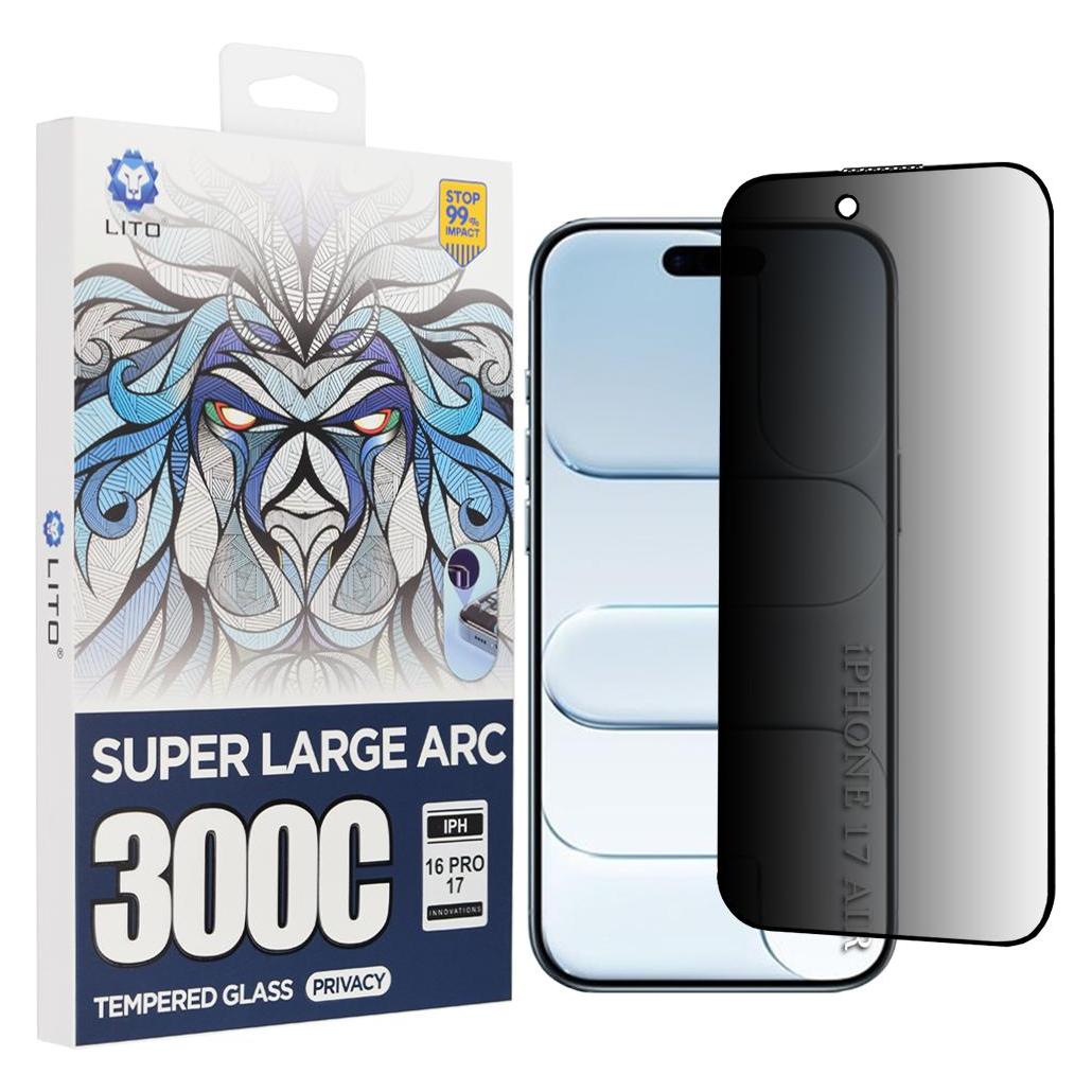 Lito - D+ Max Privacy 300C - iPhone 17 Air - Black (Apple iPhone 17) (60963520)