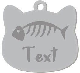 Uplift Picks Custom Stainless Steel Cat Name Tag Engraved Pet ID Pendant 11