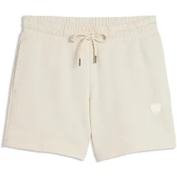 Puma, Damen, Sporthose, ESS ELEVATED Mid-Rise Shorts 5" (M), Weiss
