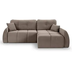Ecksofa Sancho Long Beigebraun