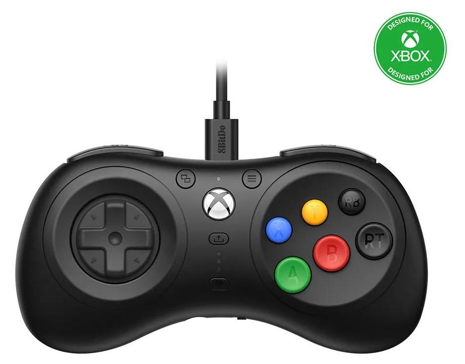 8Bitdo M30 Bedrade Gamecontroller voor Xbox met D-pad en Analoge Modus