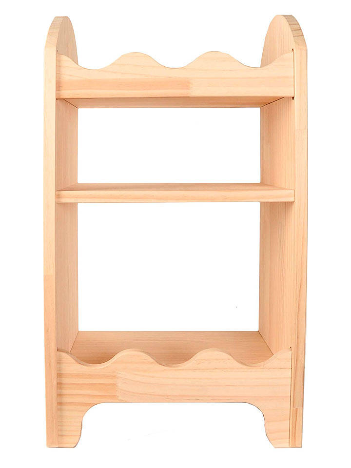 Folkifreckles Nachttisch "Lola" in Beige - (B)40 x (H)70 x (T)30 cm - onesize