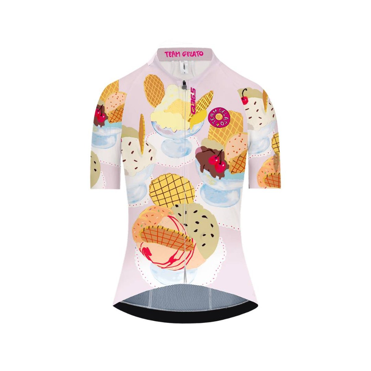 Maglia Q36.5 Gregarius Pro Team Gelato Rosa Donna, Taglia XS. Donna