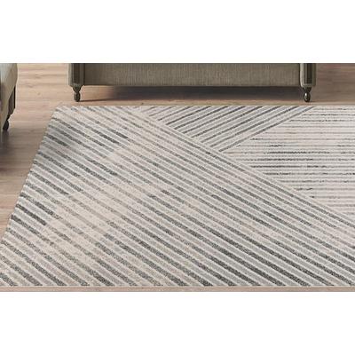 Teppich KAYOOM "Rhombus 125", beige (beige, grau), B:120cm H:10mm L:170cm, Polypropylen (PP), Teppiche, Teppich