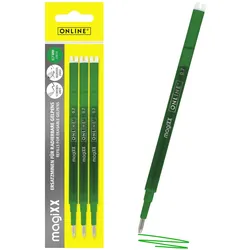 ONLINE® Gelschreiberminen magiXX, 0.7 mm grün