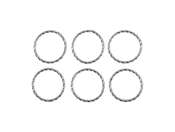 Metall Ring gedreht 20mm, SB-Btl. 6Stück