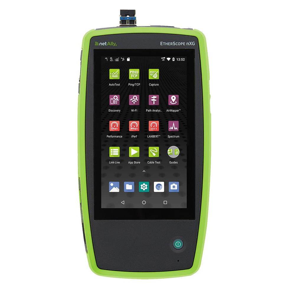 Netally EtherScope nXG Tragbarer Netzwerkanalysator-Kit mit Wi-Fi 6/6E, 10Gbps (EXG-300E)