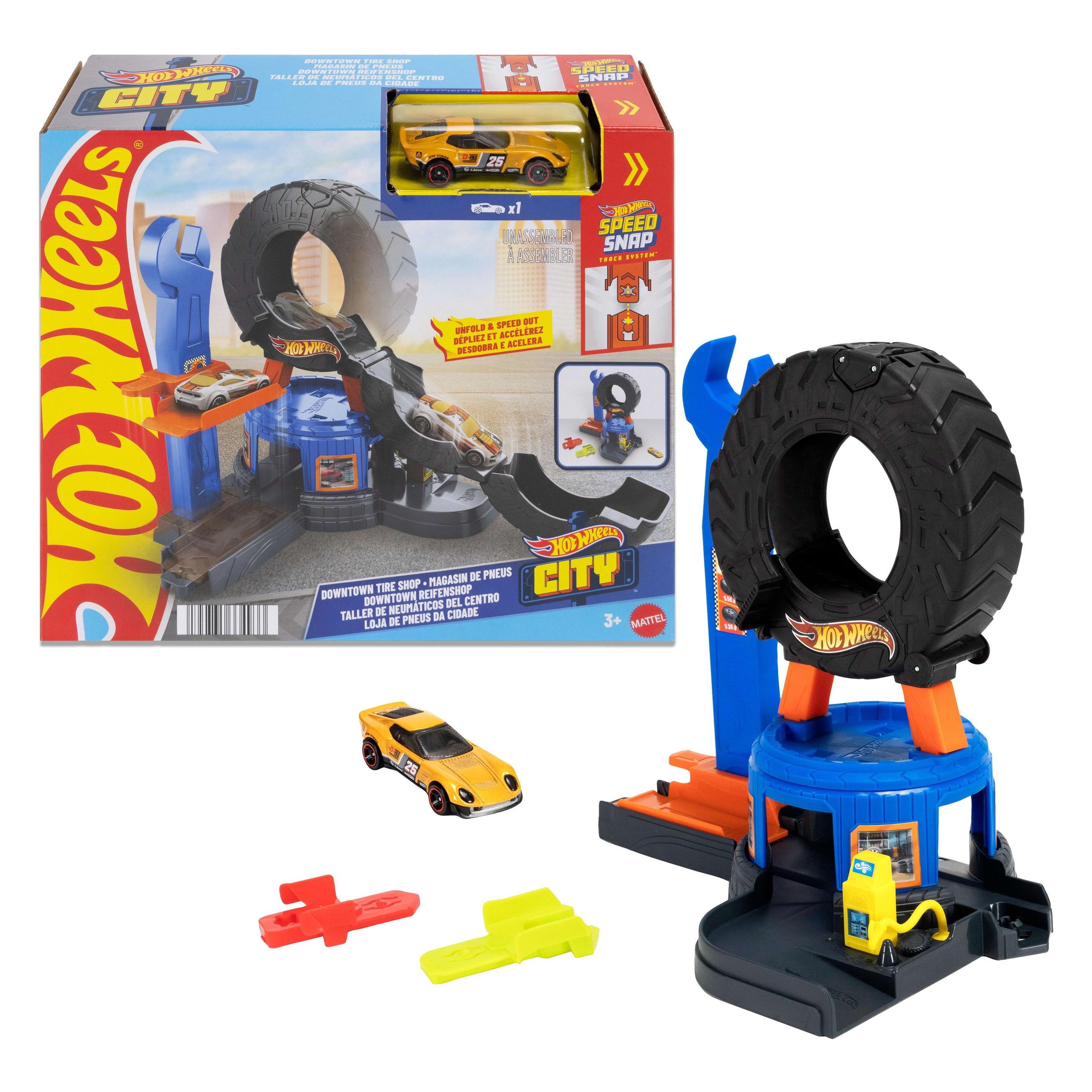 Hot Wheels City Downtown Tire Shop (JHL75)